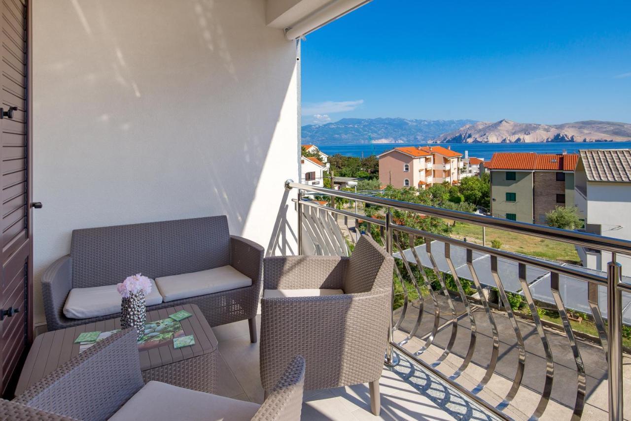 Apartment Coralina Baška Eksteriør bilde